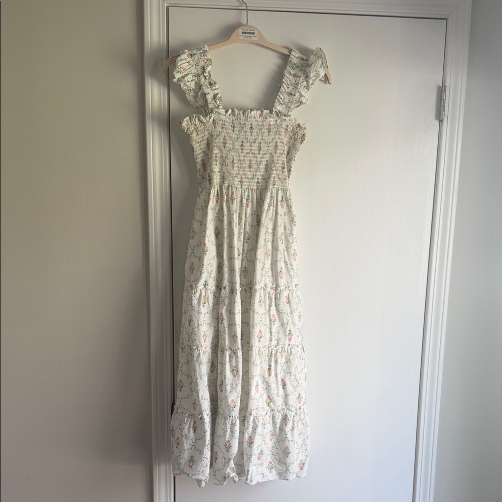 Hill House Ellie Nap Dress— Pastel Trellis